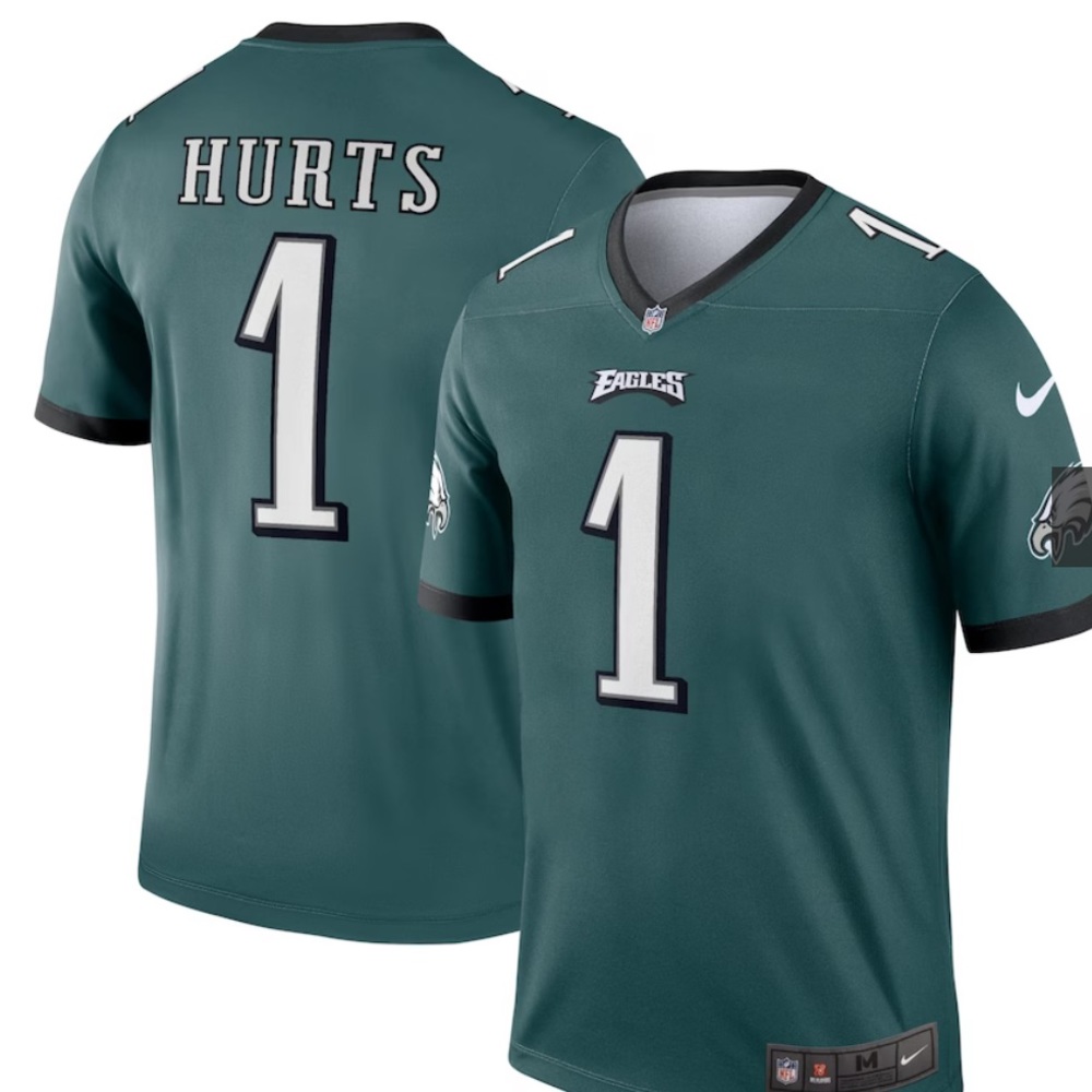 Men's Philadelphia Eagles Jalen Hurts Nike Midnight Green Legend Jersey XXL